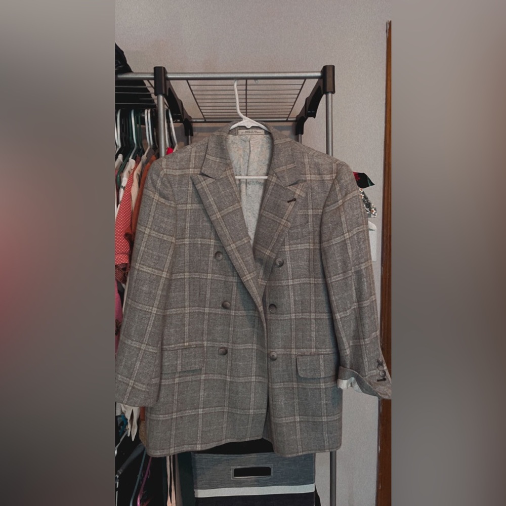 Plaid blazer